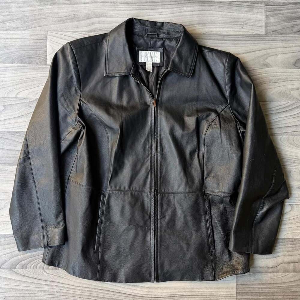 Worthington Black Leather Jacket